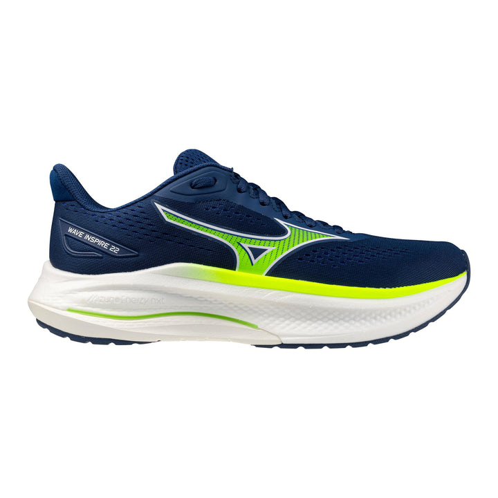 Mizuno Wave Inspire 22 Men's Running Shoes - Estate Blue/White 