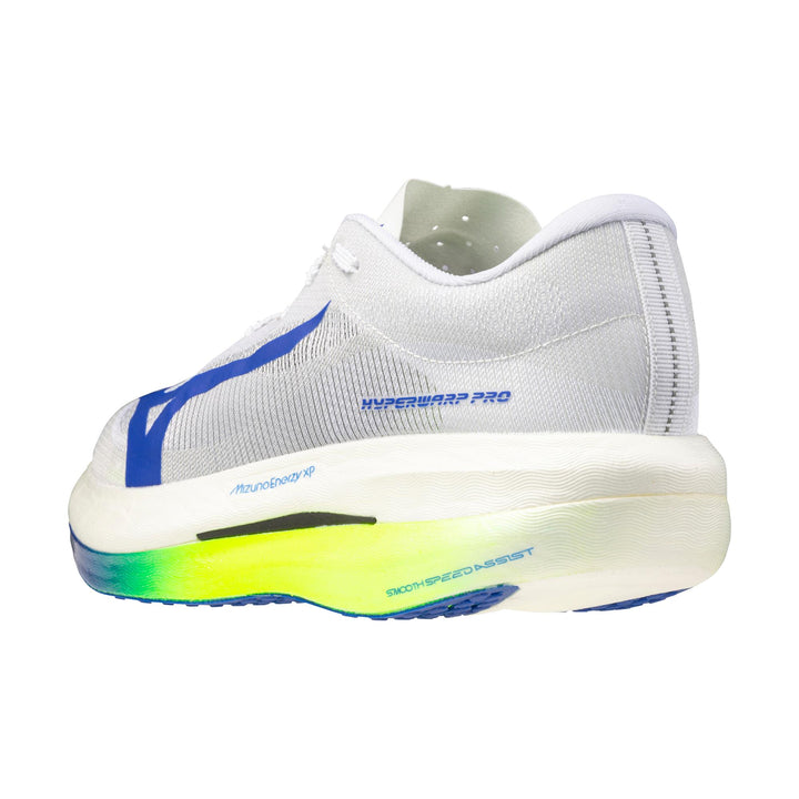 Mizuno Men's Hyperwarp Pro Running Shoes - White/Lightning Yellow 6