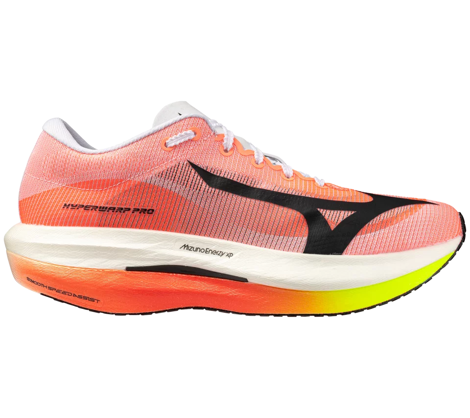 Mizuno Men's Hyperwarp Pro Racing Shoe - Red/White/Black