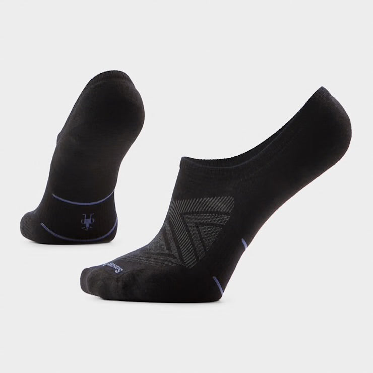 Smartwool Run No Show Targeted Cushion Socks Black 