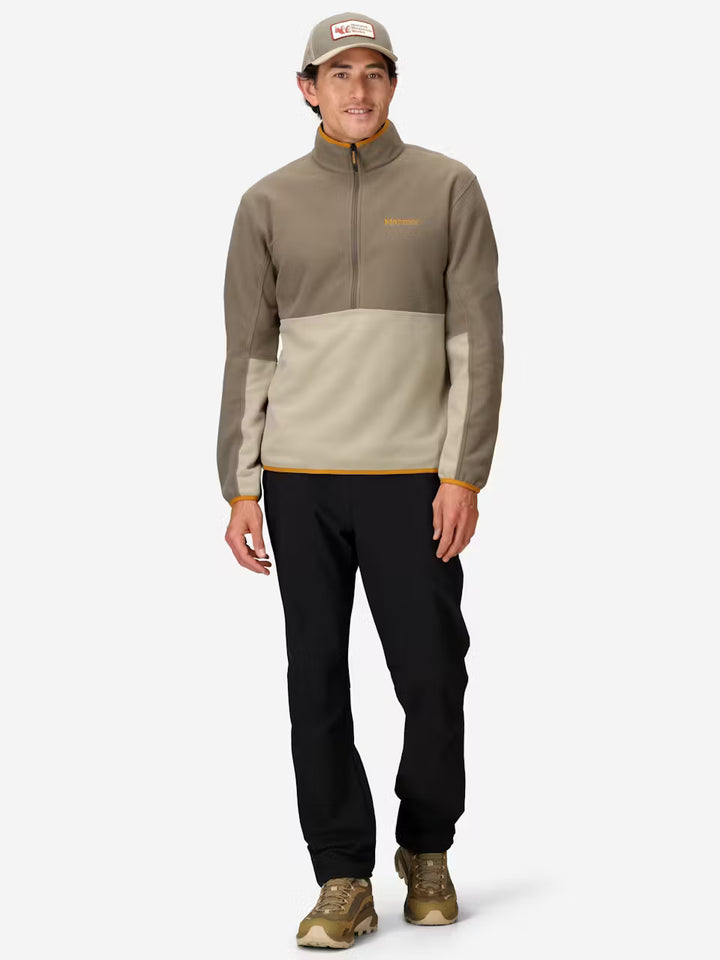Marmot Men’s Rocklin Half Zip Pullover Claystone/Shale Grey 2