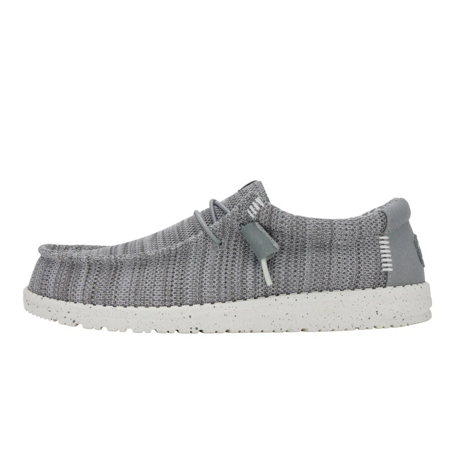 Hey Dude Men’s Wally Stretch Sox Grey