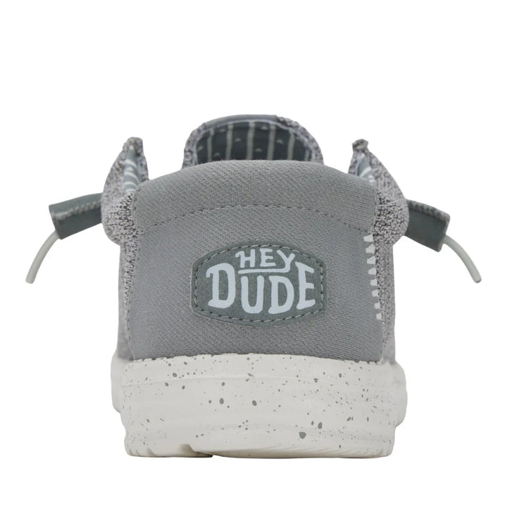 Hey Dude Men’s Wally Stretch Sox Grey 1
