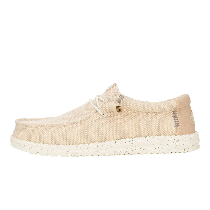 Hey Dude Men’s Wally Stretch Irish Cream/Egret