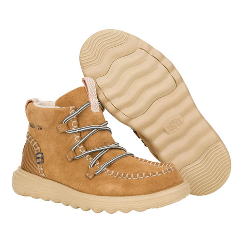 Hey Dude Women’s Reyes Suede Boot Tan 4