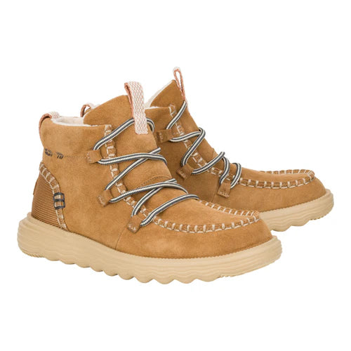 Hey Dude Women’s Reyes Suede Boot Tan 5