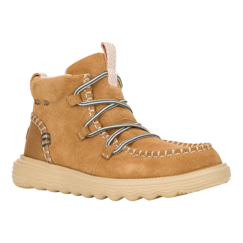 Hey Dude Women’s Reyes Suede Boot Tan