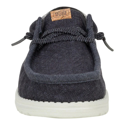 Hey Dude Men’s Wally Jute Black/Granite Grey 1