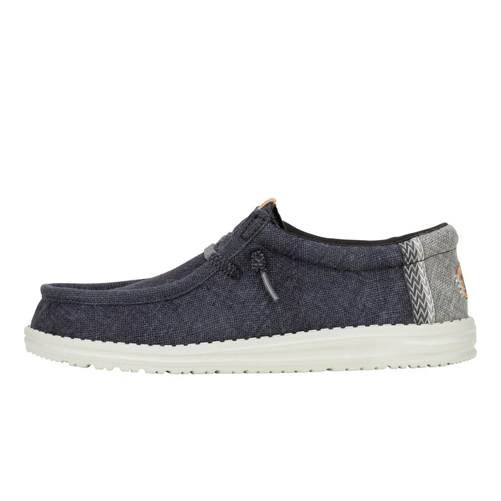 Hey Dude Men’s Wally Jute Black/Granite Grey 2