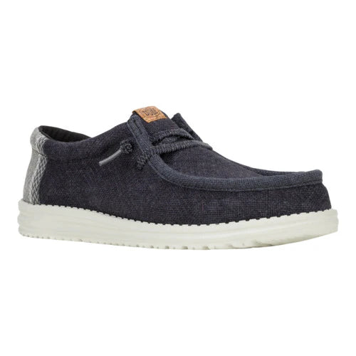 Hey Dude Men’s Wally Jute Black/Granite Grey