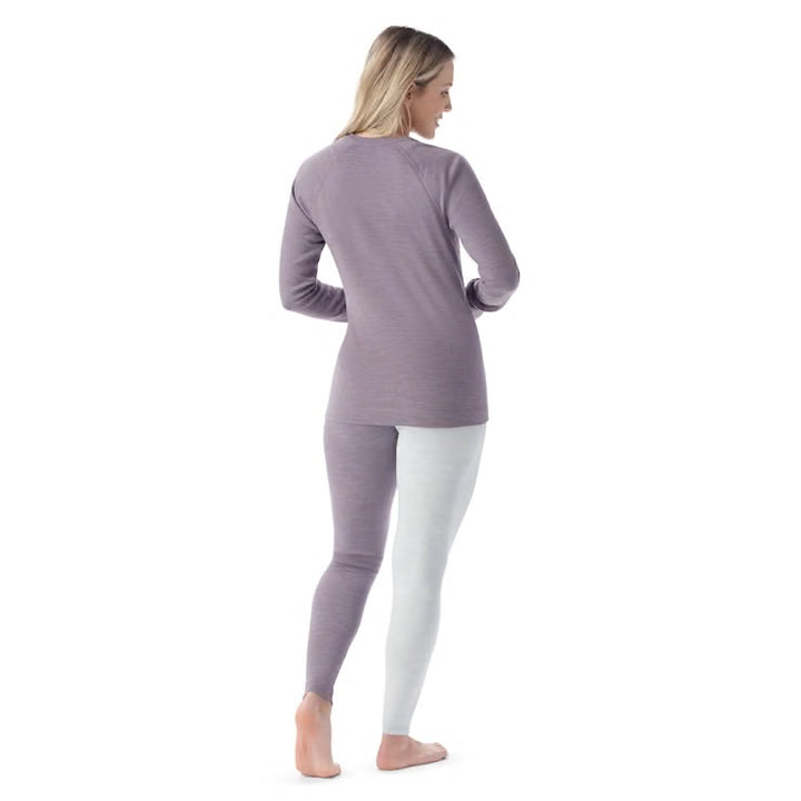 Smartwool Women’s Classic Thermal Crew - Chalk Violet Heather 1