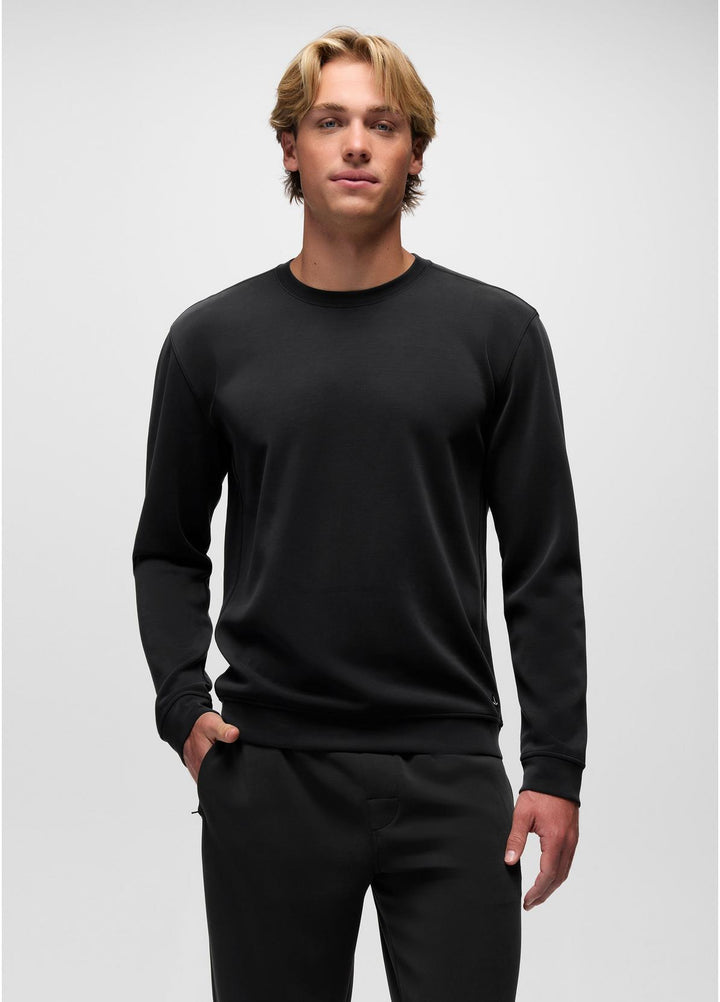 prAna Men’s Shea Soft Crewneck - Black 