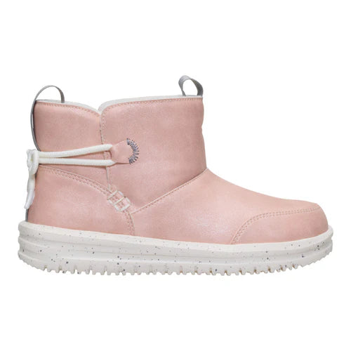 Hey Dude Camden Bow Boot Toddler Cozy Sparkle Pink