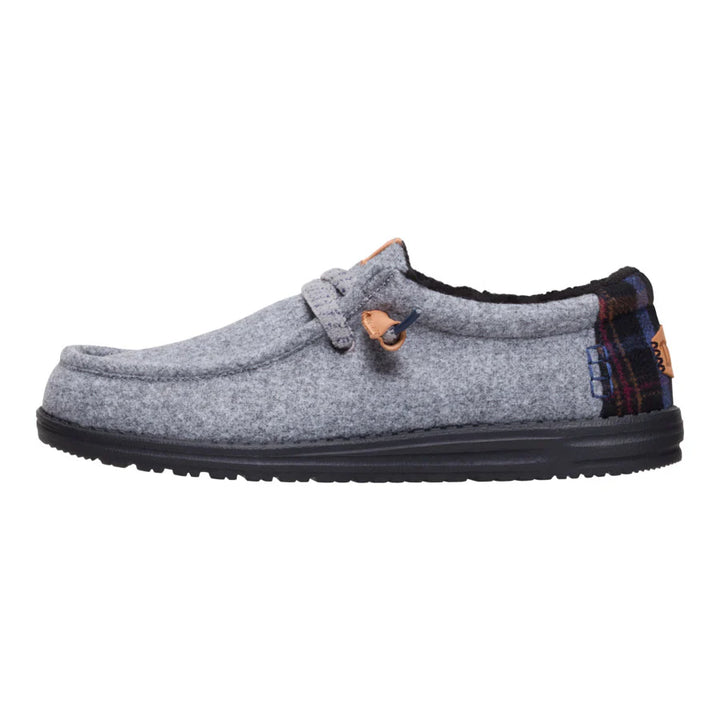 Hey Dude Wally Cozy Plaid Smoke Grey/Multi 6