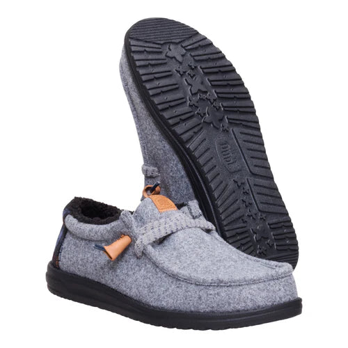 Hey Dude Wally Cozy Plaid Smoke Grey/Multi 3