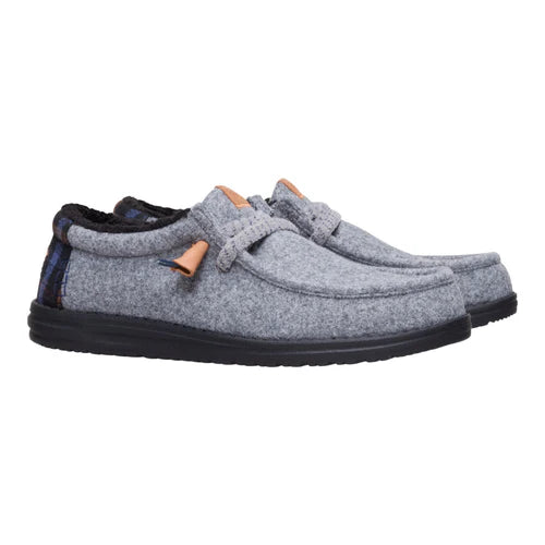 Hey Dude Wally Cozy Plaid Smoke Grey/Multi 4