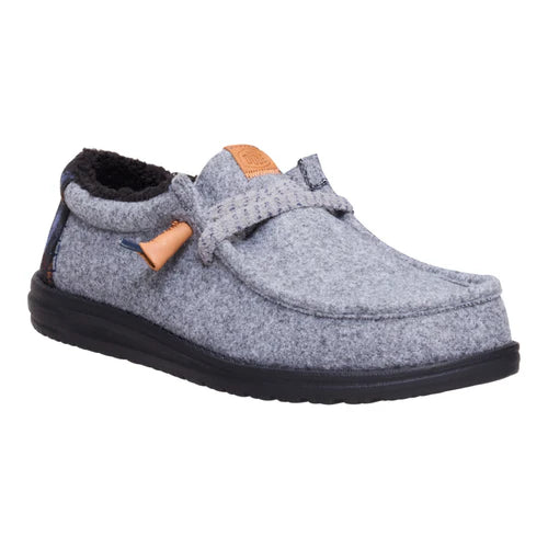 Hey Dude Wally Cozy Plaid Smoke Grey/Multi