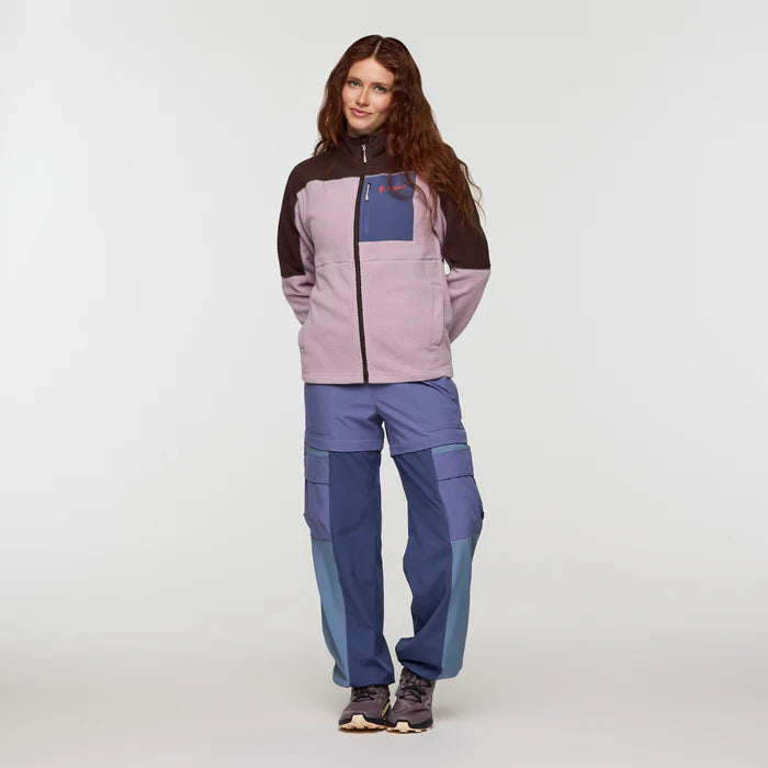 Cotopaxi Women's Abrazo Fleece Full-Zip Jacket - Coffee/Quartz 4