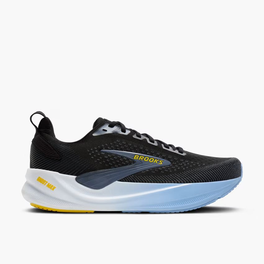 Brooks Men’s Ghost Max 4 Running Shoe - Black/Folkstone/Open Air