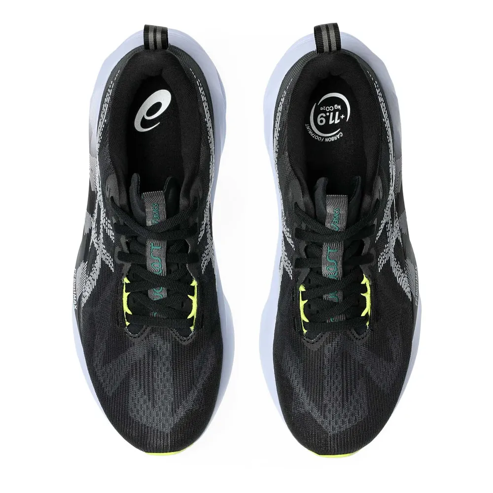 ASICS Men's Novablast 5 Running Shoe - Black / Blue Fade 2