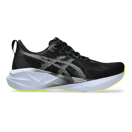 ASICS Men's Novablast 5 Running Shoe - Black / Blue Fade 