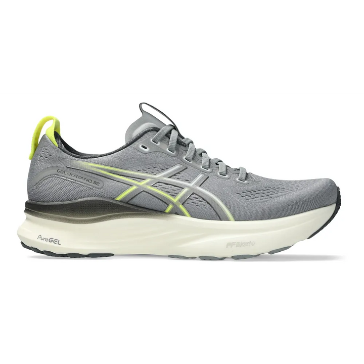 ASICS Gel-Kayano 32 Men's Running Shoe - Gravel/Citron 