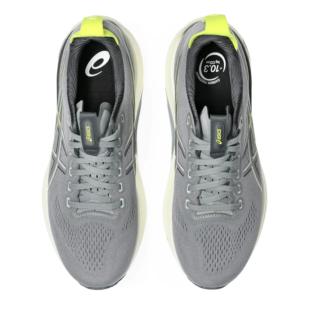 ASICS Gel-Kayano 32 Men's Running Shoe - Gravel/Citron 2