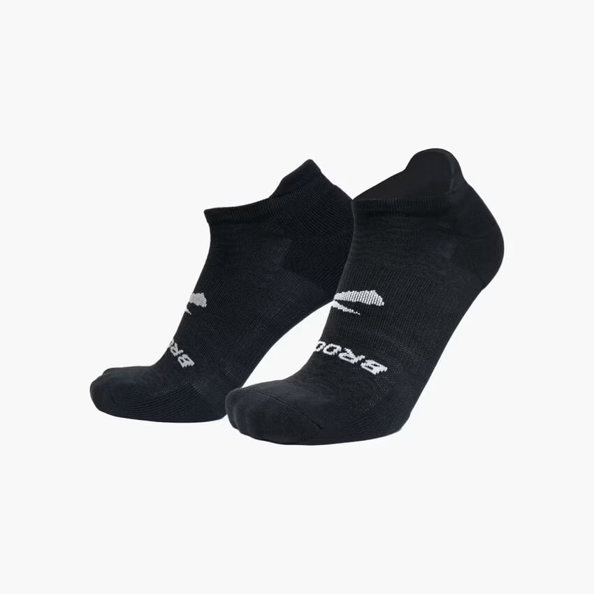Brooks Run In No Show 3pk Socks - Black 2