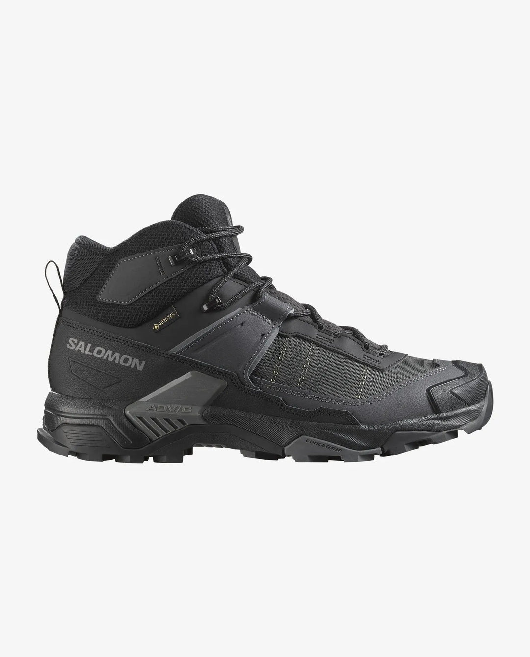 Salomon Men’s X Ultra 5 Mid Gore-Tex Hiking Boot - Black/Asphalt/Castlerock 