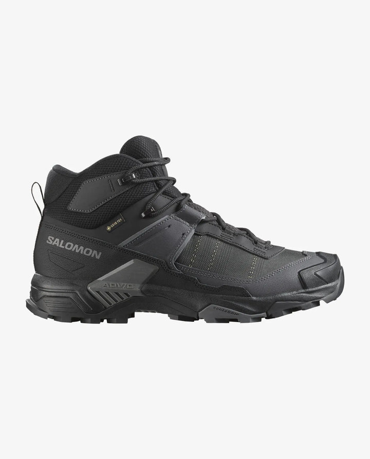 Salomon Men’s X Ultra 5 Mid Gore-Tex Hiking Boot - Black/Asphalt/Castlerock 