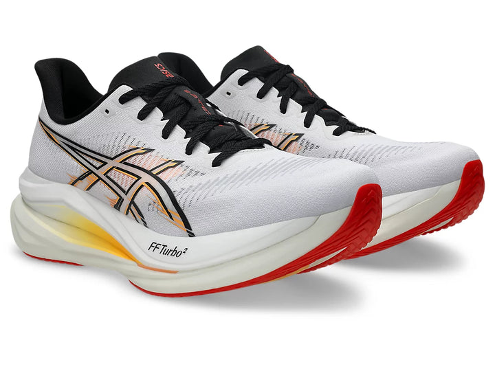 ASICS Men’s Sonicblast 2 Running Shoe - White/Stadium Orange 1
