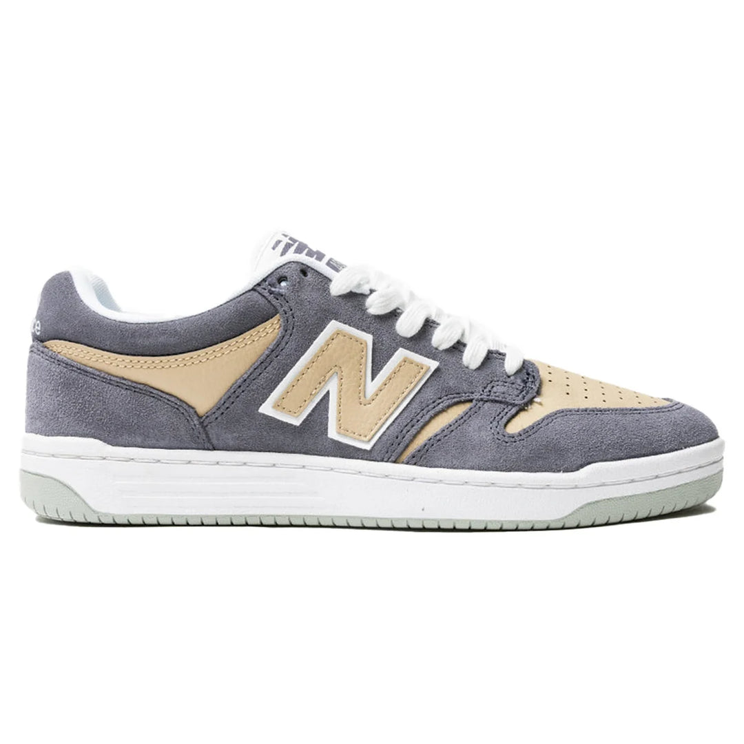 New Balance Numeric 480 Skate Shoe - Purple/Tan/Aloe