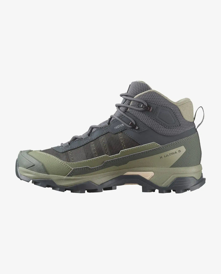 Salomon Women’s X Ultra 5 Mid Gore-Tex Hiking Boots - Turbulence/Sedona Sage/Peach 6