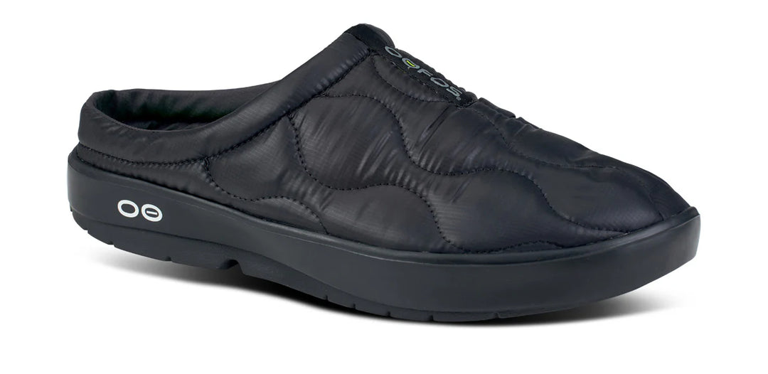 Oofos Women's OOcoozie Thermo Mule Slipper - Black 