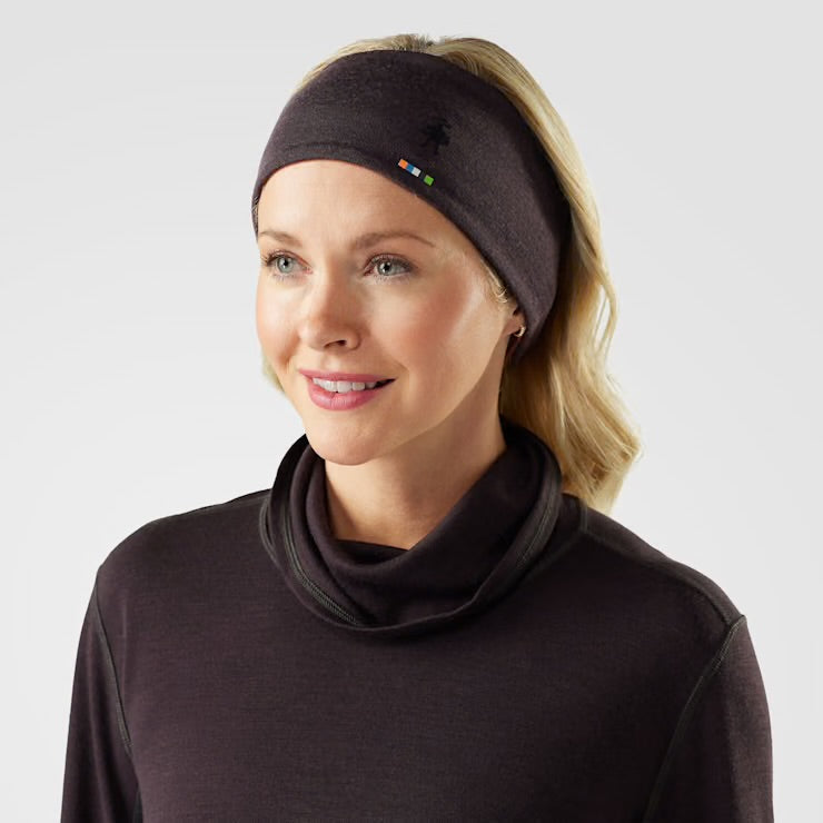 Smartwool Thermal Merino Reversible Headband - Mink/Coral Reef 