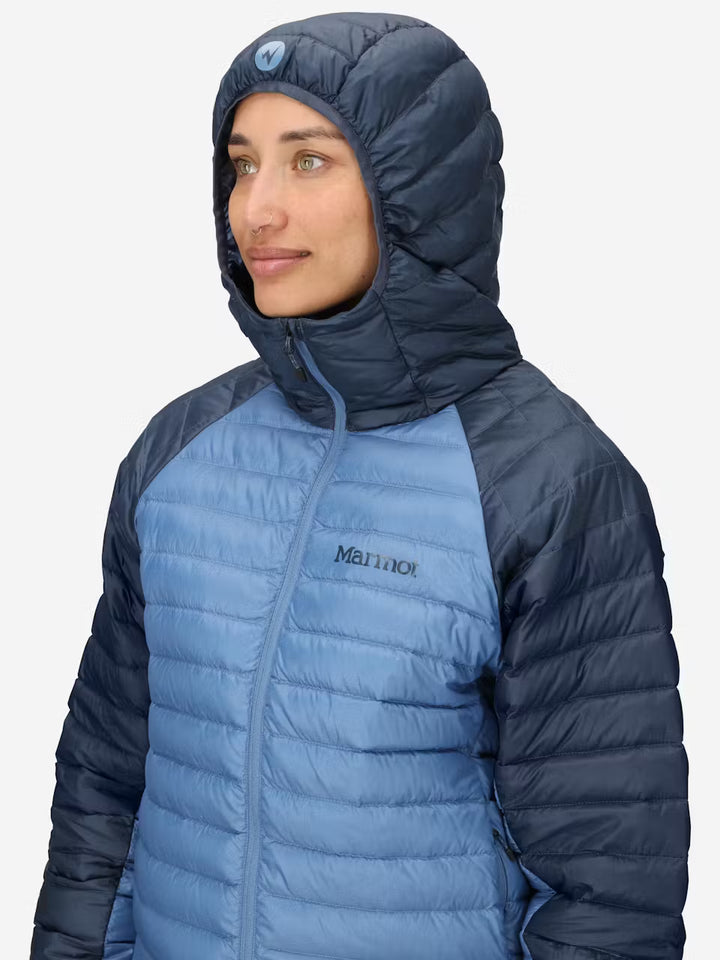 Marmot Women's Hype Down Hoody  Thunderhead/Rain Cloud 2