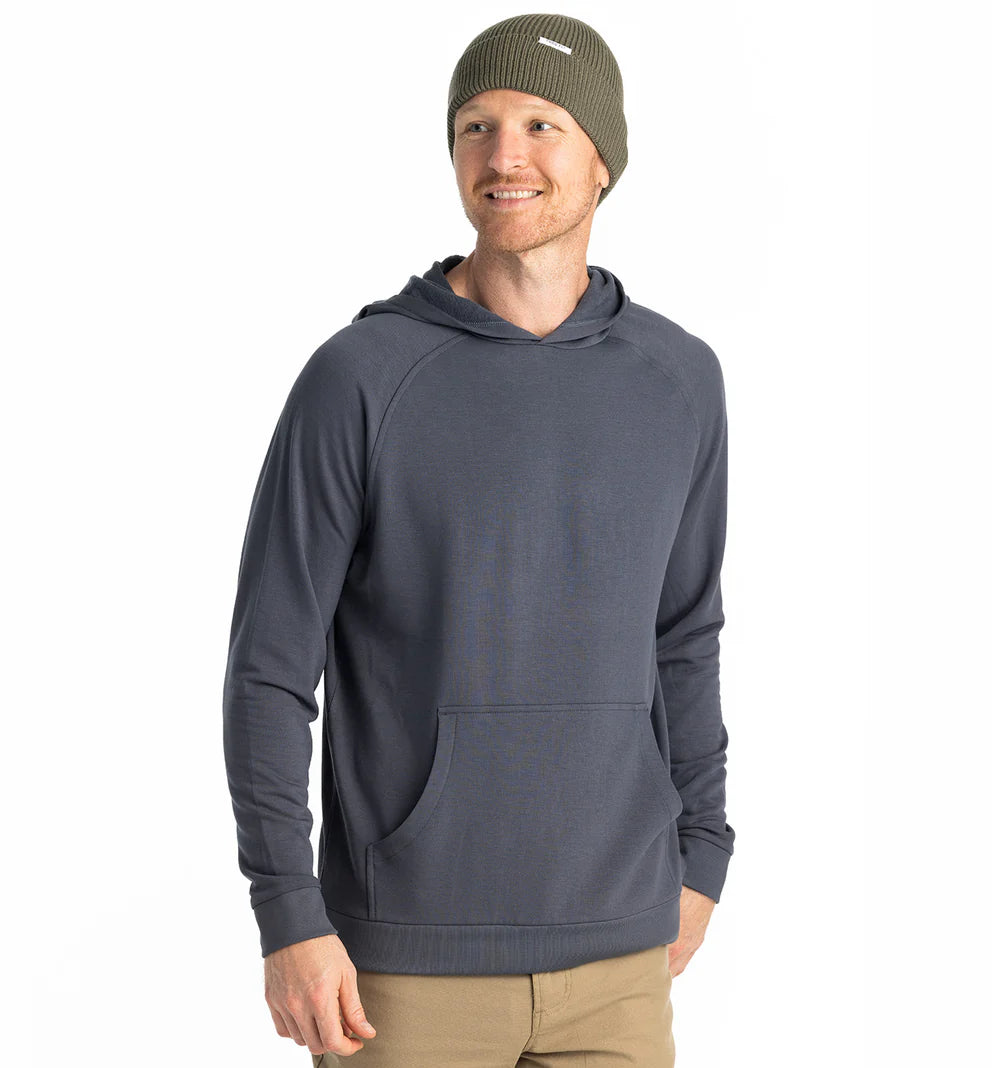 Free Fly Men’s Bamboo Lightweight Fleece Hoodie Storm Cloud