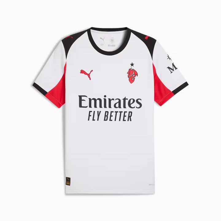 Puma AC Milan 25/26 Away Replica Jersey - Puma White/All Time Red 6