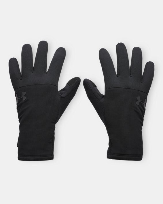 Ua Storm Fleece Gloves Black / Castlerock 