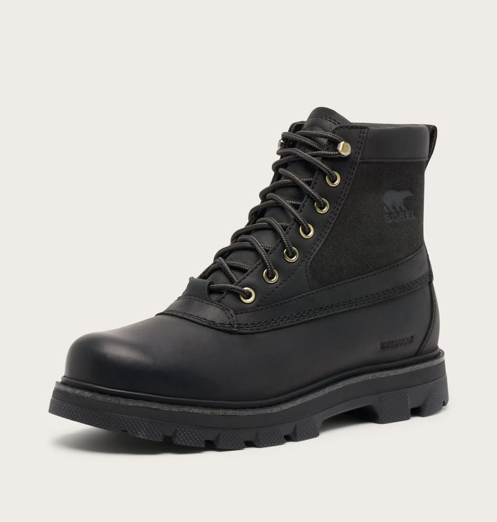 Sorel Men’s Lark-47 Waterproof Boot - Black/Jet 6