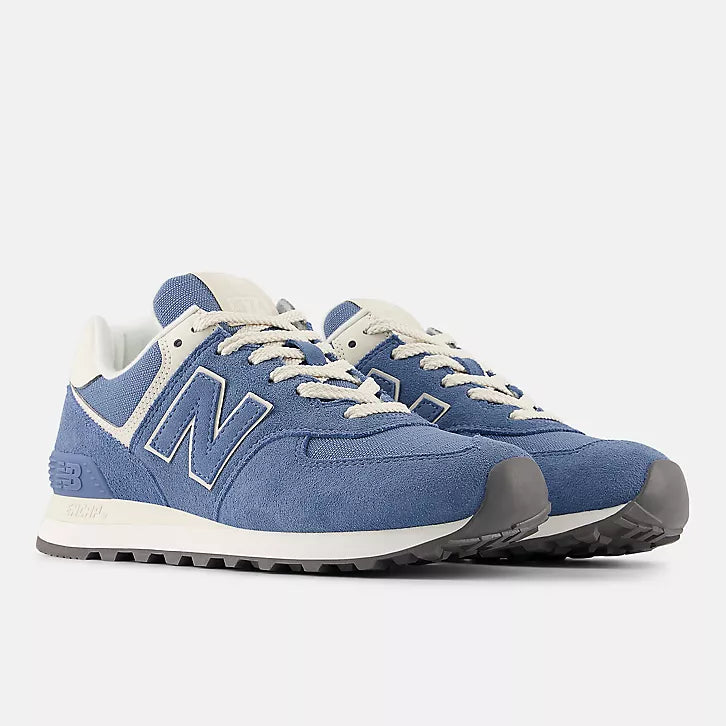 New Balance Women's 574 Core Shoreline Blue - Shoreline Blue/Sea Salt 1