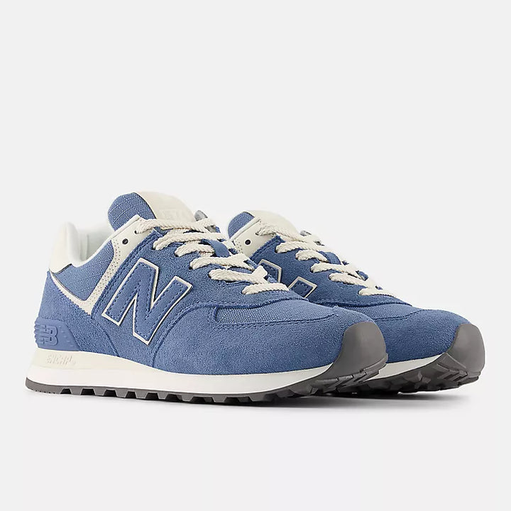 New Balance Women's 574 Core Shoreline Blue - Shoreline Blue/Sea Salt 1