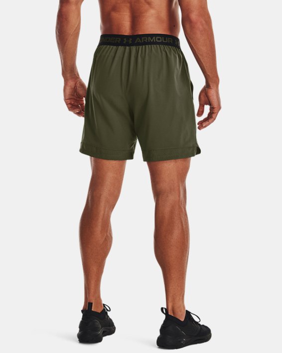 ua Men's Vanish Woven Shorts Marine Green 1