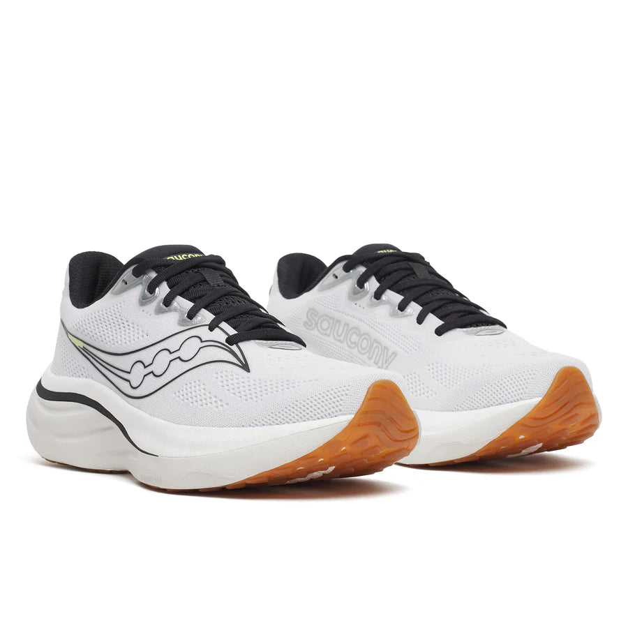 Saucony Ride 19 Men’s Running Shoes - White/Quartz 1