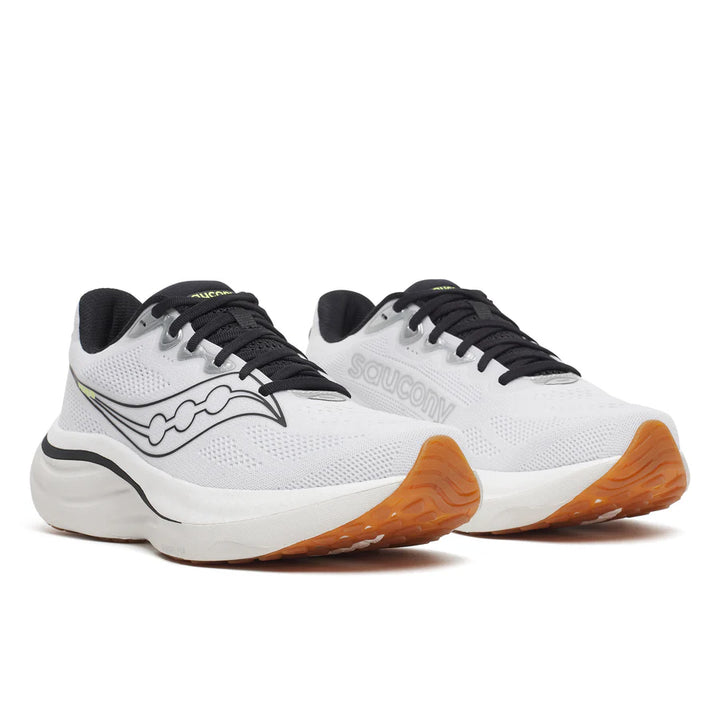 Saucony Ride 19 Men’s Running Shoes - White/Quartz 1