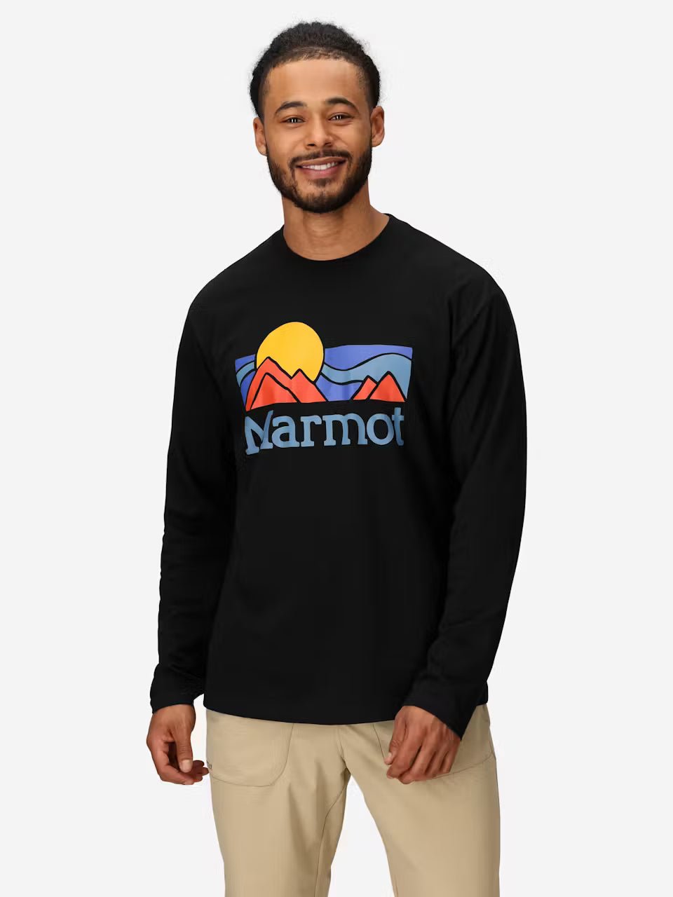 Marmot Men's Coastal Long Sleeve Tee Black