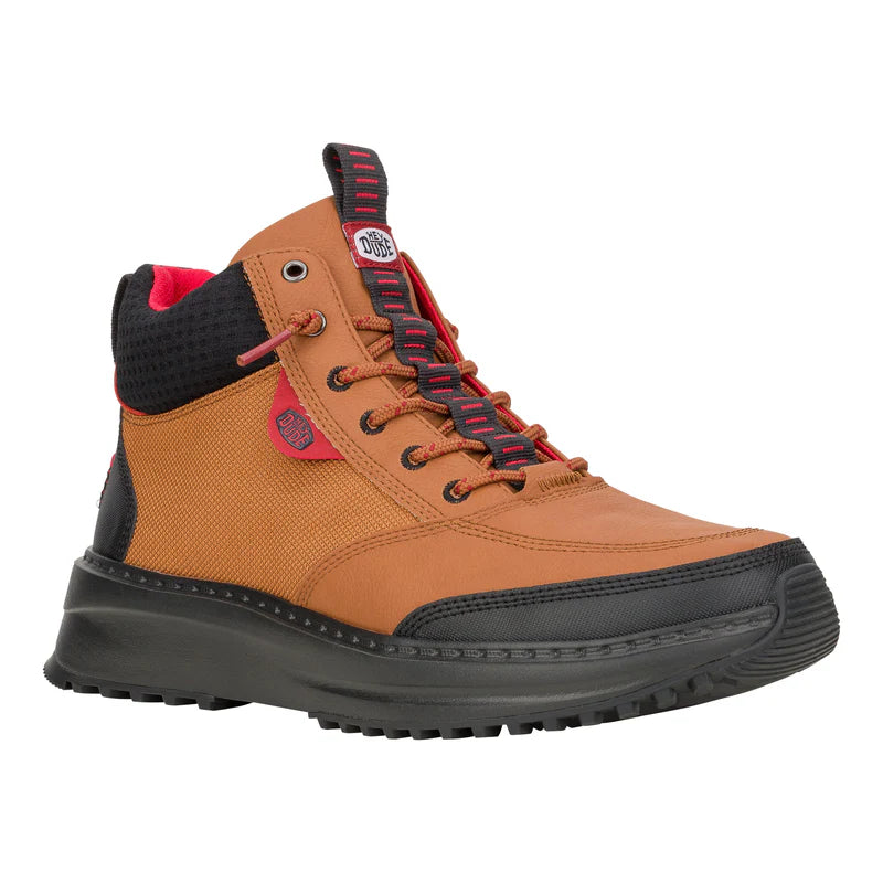 Hey Dude Men’s Tahoe Explore Tan/Burgundy pic 4 - The Shoe Collective