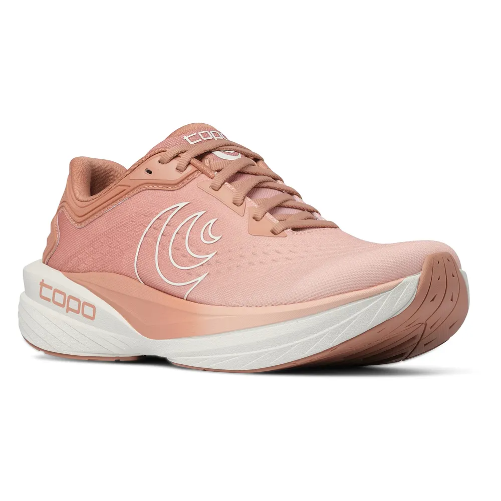 Topo Athletic Womens Phantom 4 Running Shoe- Clay/Rose 4