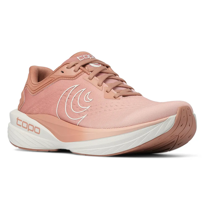 Topo Athletic Womens Phantom 4 Running Shoe- Clay/Rose 4