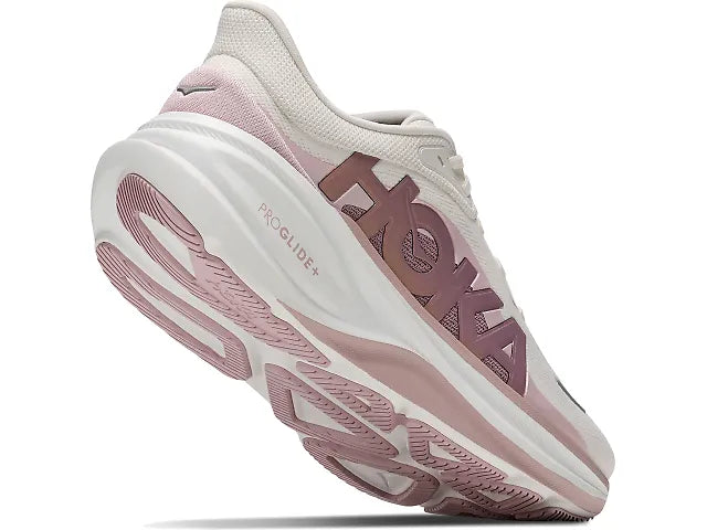 Hoka Women’s Clifton Pro GLM Running Shoes - Alabaster/Pink Opal 7
